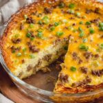 Hash Brown Crust Sausage Quiche Recipe