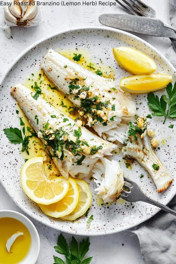 Easy Roasted Branzino (Lemon Herb) Recipe 4 Easy Roasted Branzino (Lemon Herb) Recipe