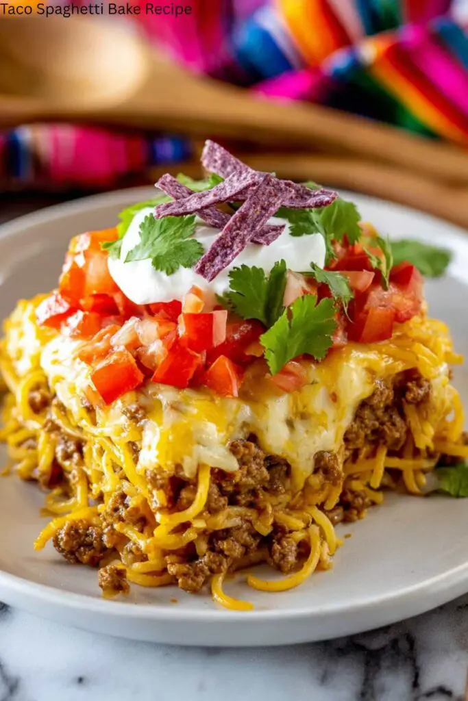 Taco Spaghetti Bake Recipe