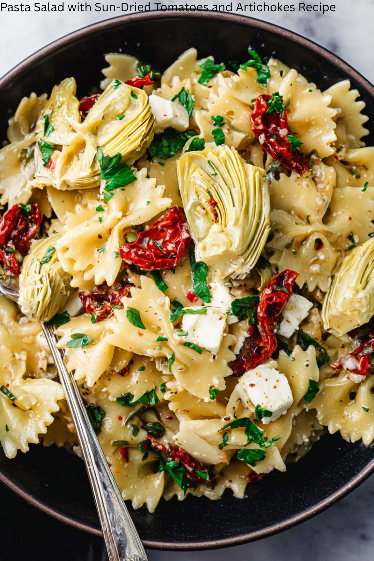 Pasta Salad with Sun-Dried Tomatoes and Artichokes Recipe