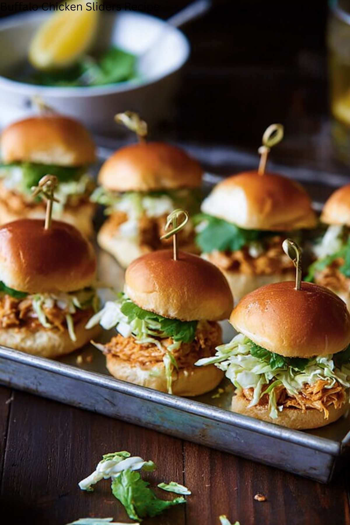 Buffalo Chicken Sliders Recipe