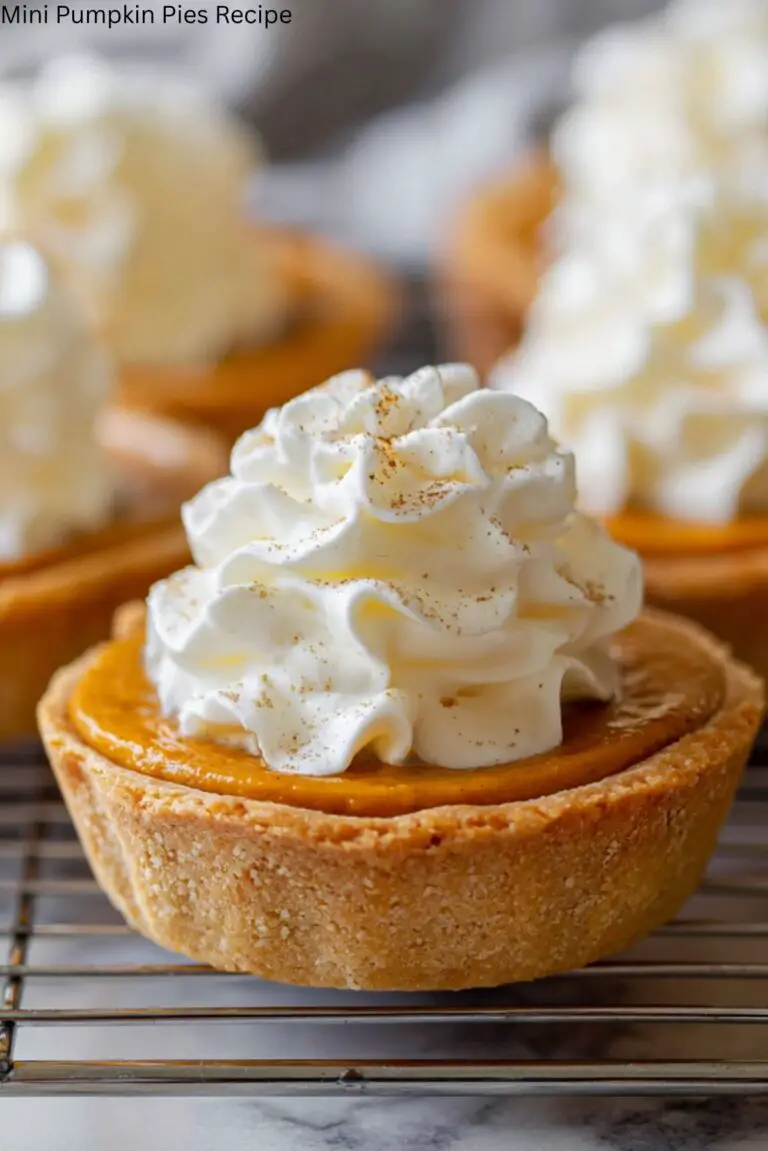 Mini Pumpkin Pies Recipe