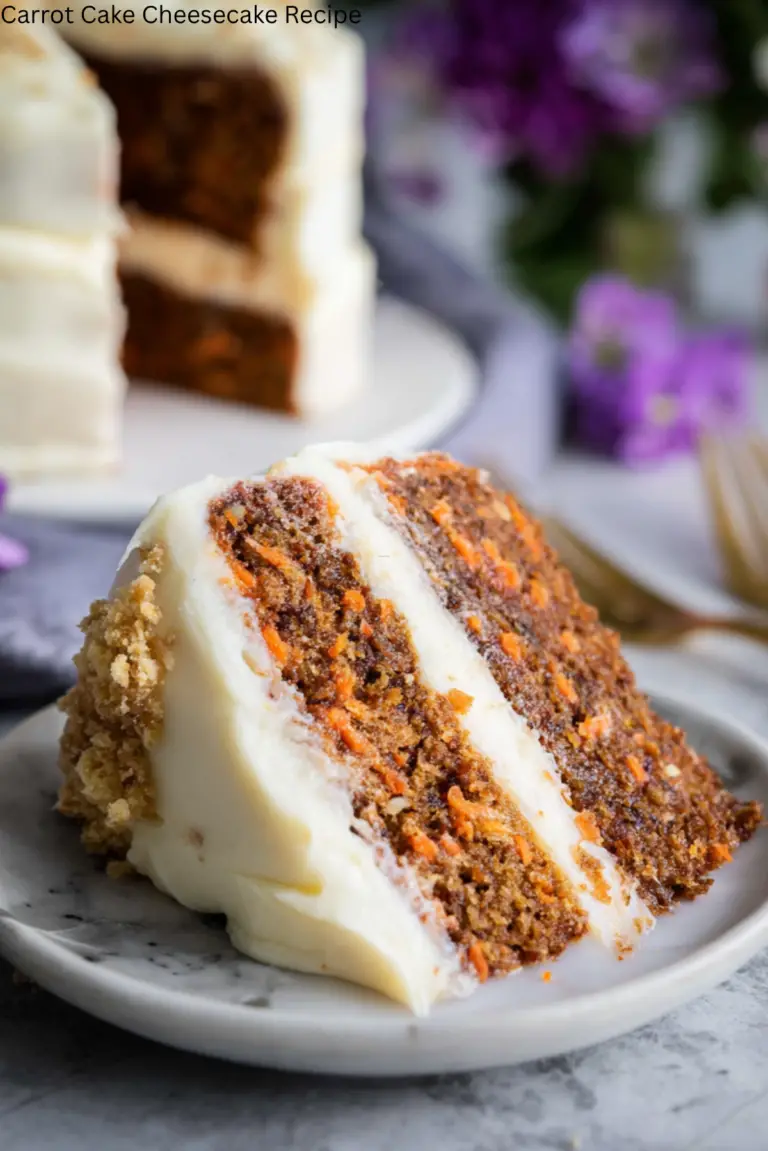 Carrot Cake Cheesecake Recipe