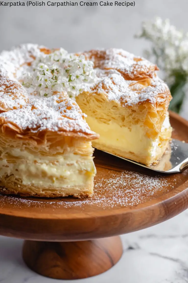 Karpatka (Polish Carpathian Cream Cake Recipe)