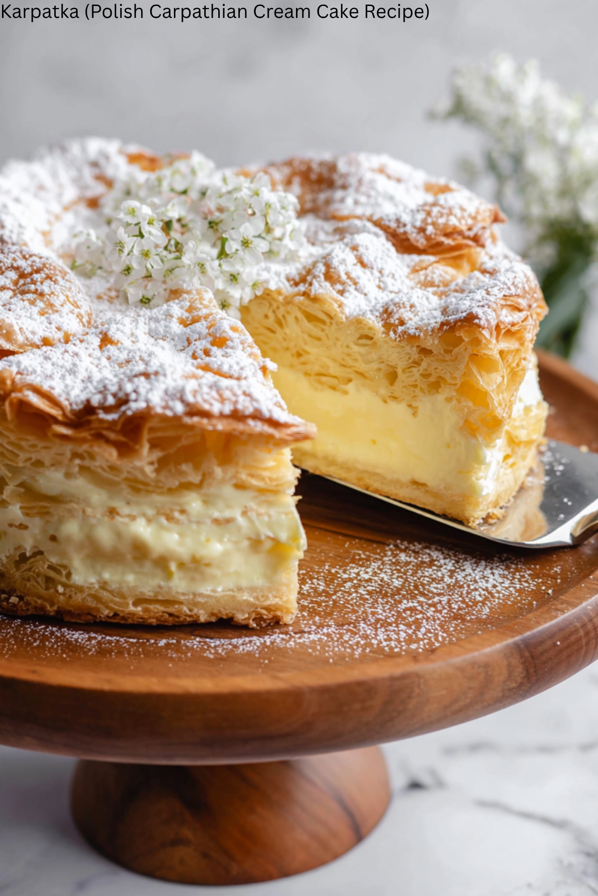 Karpatka (Polish Carpathian Cream Cake Recipe)