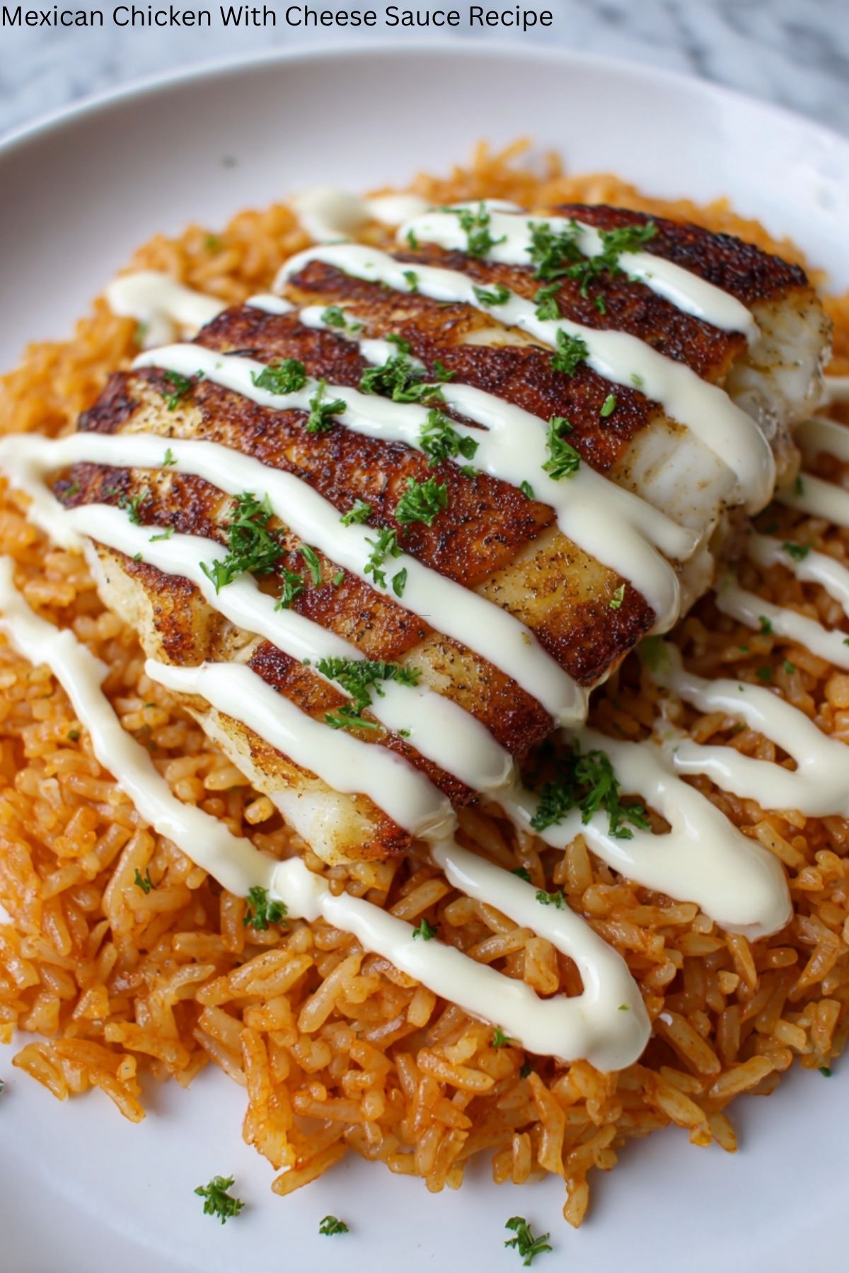 Mexican Chicken With Cheese Sauce Recipe