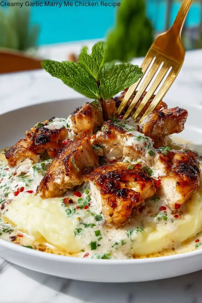 Creamy Garlic Marry Me Chicken Recipe 4 Creamy Garlic Marry Me Chicken Recipe