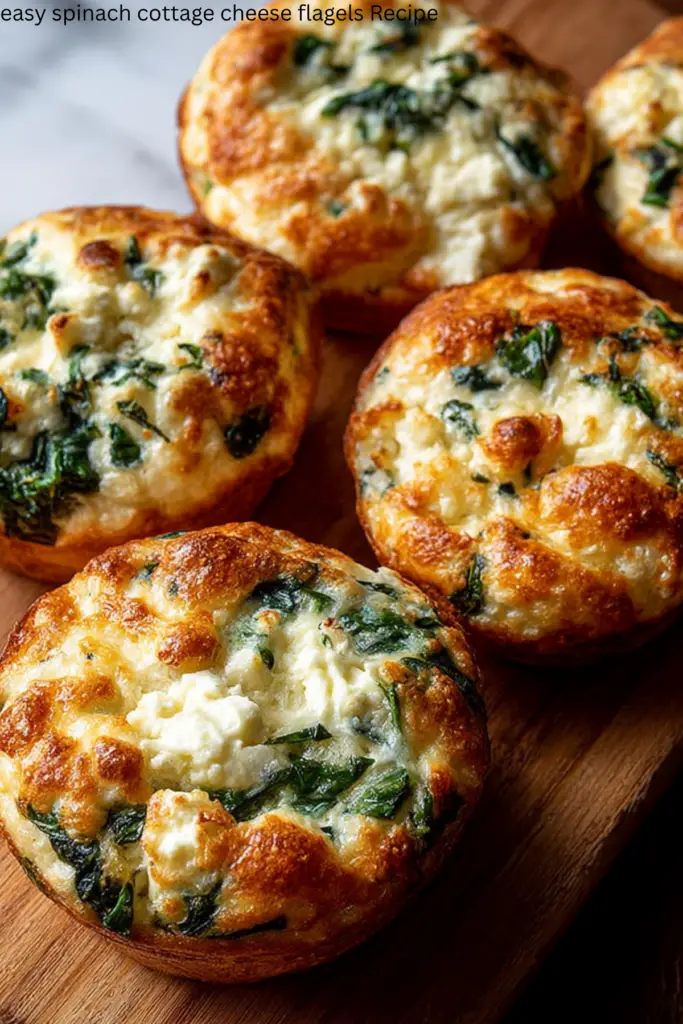 Easy Spinach Cottage Cheese Flagels Recipe
