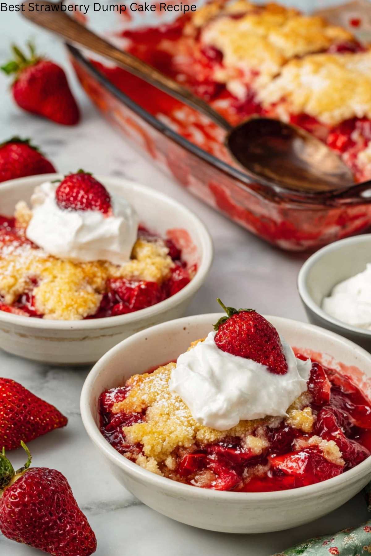 Best Strawberry Dump Cake Recipe